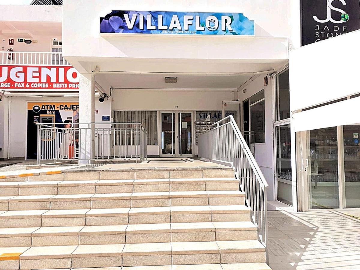 First Line Villa Floor Studio Apartment With Amazing Sea View Air Conditioned Just 50M From The Beach Costa Adeje  Zewnętrze zdjęcie